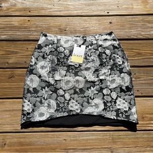 Kourt Tala Floral Brocade Skirt